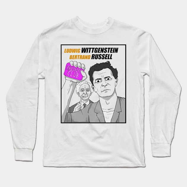 Philosophy Club (no text) Long Sleeve T-Shirt by ExistentialComics